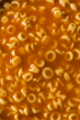Healthy Alphabet Soup in Tomato Sauce