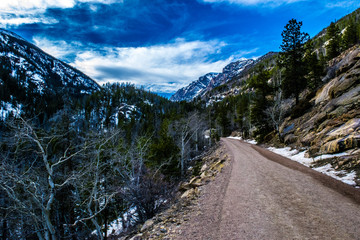 Naklejka premium Winter in Rocky Mountain National Park, Colorado
