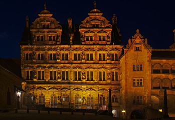 Naklejka premium Schloss Heidelberg Innenhof