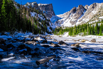 Winter in Rocky Mountain National Park, Colorado