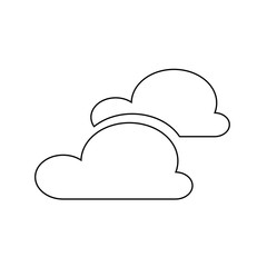 cloud, weather icon vector Illustration