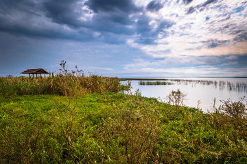 Colonia Carlos Pellegrini - June 28, 2017: Landscape of the Provincial Ibera park at Colonia Carlos...