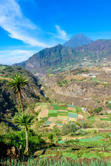 Fototapeta na wymiar Santa Maria Volcano - Active Volcanoes in the highlands of Guatemala, close to the city of Quetzaltenango - Xela, Guatemala