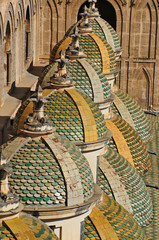 Tetti e cupole della cattedrale di Palermo - Sicilia