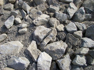Stones and gravel