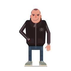 Obraz premium Dangerous guy in sport jacket
