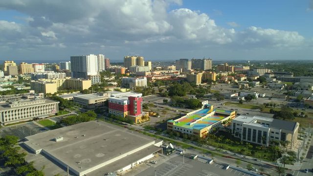 Downtown West Palm Beach WPB Florida 4k