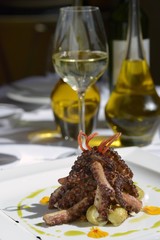 Octtopus with Tapenade