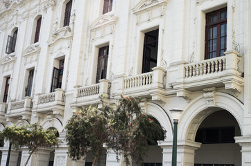 Obraz premium Architecture of a historic building, Lima, Peru