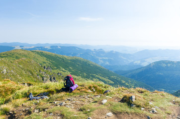 Fototapeta premium Tourist equipment for hikes.