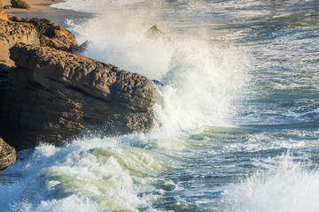 Storm at sea