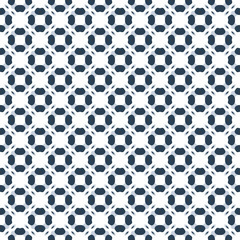 Retro geometric pattern in repeat. Fabric print. Seamless background, mosaic ornament, vintage style.