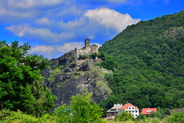 Fototapeta premium Nice castle view. Czech. landscape.