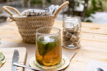 Glass of Mint Tea