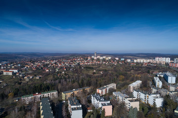 block houses in Komlo hungary