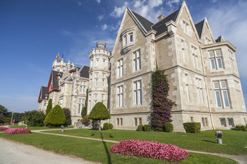 Fototapeta na wymiar Royal Palace, Real Palacio de la Magdalena, Santander,Cantabria,Spain.