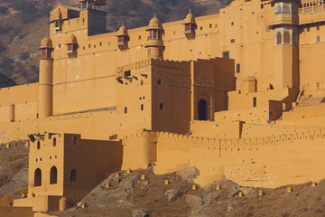 Amber fort in Rajasthan, India