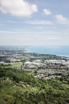 The city of Belfast from, McArt`s Fort, Northern Ireland
