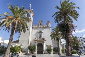 Fototapeta na wymiar Church,Iglesia Nuestra Senora de la O,gothic style,Jerez,Andalucia.Spain.