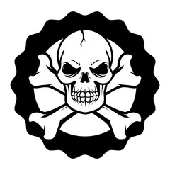 Skull And Bones Vector