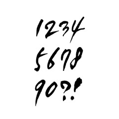 벡터 문자 / 손으로 쓴 글씨체