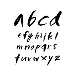 벡터 문자 / 손으로 쓴 글씨체