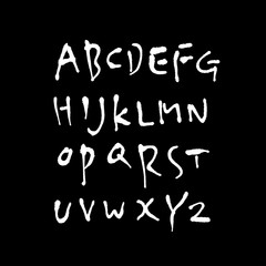 벡터 문자 / 손으로 쓴 글씨체