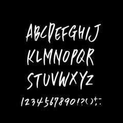 벡터 문자 / 손으로 쓴 글씨체