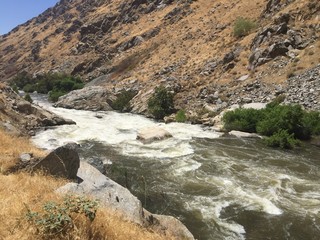 Kern River rapids, California