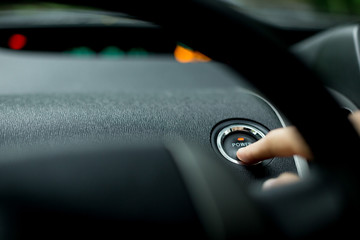 Push Start Button In Car