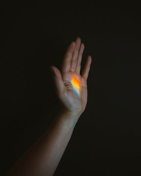 Rainbow on Hand