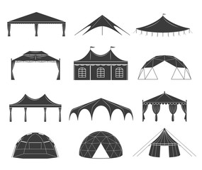Event tent set © Vikivector