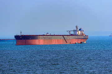 Fototapeta premium Singapore outer anchorage.
