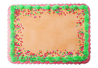 Blank Cake - Add your own writting or message