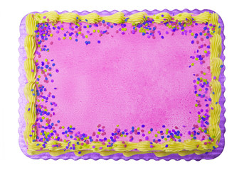 Blank Cake - Add your own writting or message
