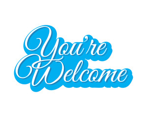 you're welcome typography typographic creative writing text image 5