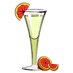 Popular martini cocktail