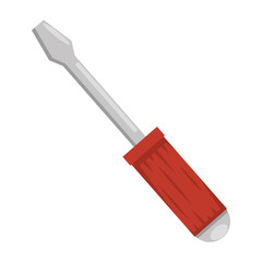 screwdriver tool isolated icon