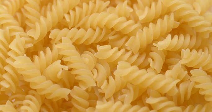 Dry fusilli pasta