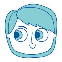 beautiful young teenager happy face girl smiling vector illustration green image