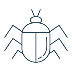 Obraz premium bug insect isolated icon