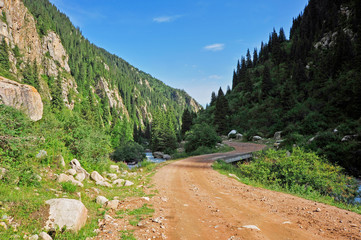 Views of Grigorievsky Gorge. Grigorievskoe gorge is considered one of the most famous sights of...