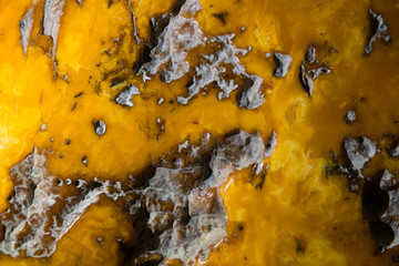 Naklejka na ściany i meble Background of Old and Yellow Amber