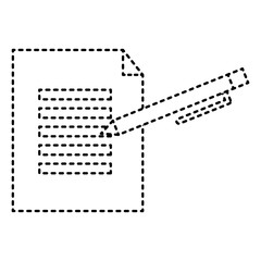 pen writer isolated icon