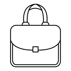 elegant handbag female icon vector illustration design