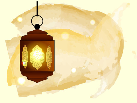 Ramadan latern. Vector illustration