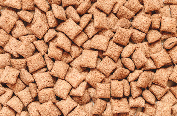 background of breakfast cereal, top view.