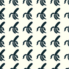 Fruits vector illustration on a seamless pattern background