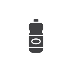 Detergent bottle vector icon. filled flat sign for mobile concept and web design. Laundry perfume simple solid icon. Symbol, logo illustration. Pixel perfect vector graphics