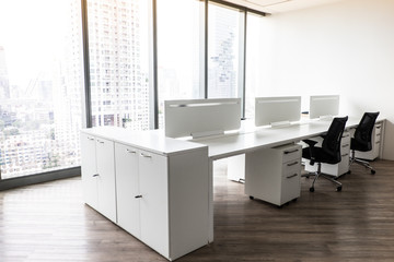Modern office with open space to work